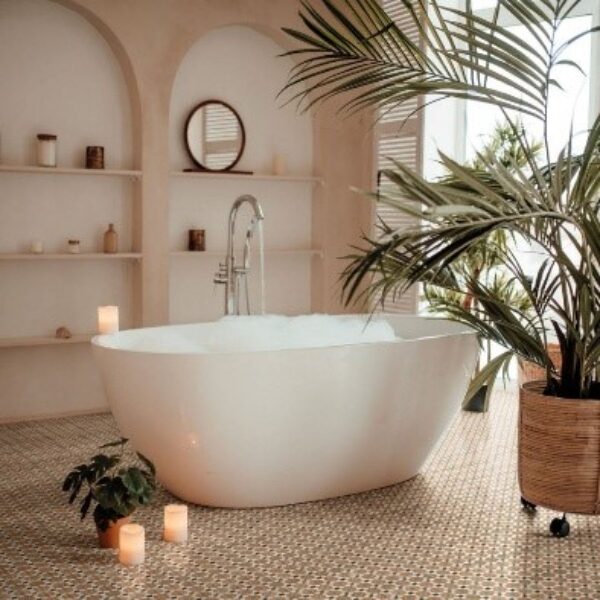 Alhambra Tessina Matt Decorative Encaustic Look Porcelain Tile