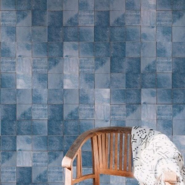 Marlow Blue Bayou Matt Encaustic Look Tile