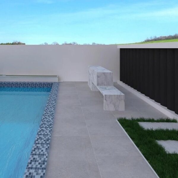 Concrete Rock Grey External Paver 20mm