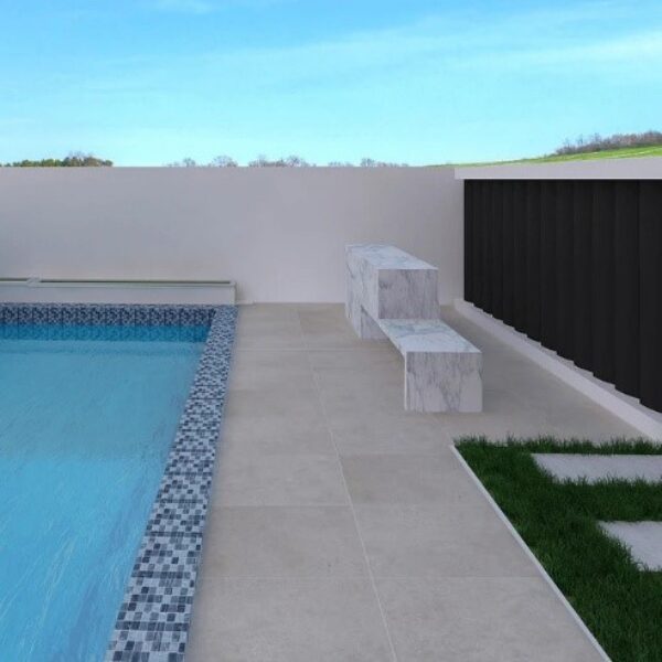 Concrete Rock Sand External Paver 20mm Concrete Look Tile